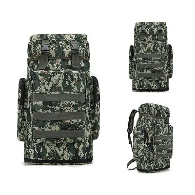 65L Large Capacity Hiking Camping Military Molle Backpack