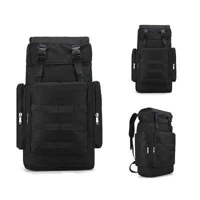 65L Large Capacity Hiking Camping Military Molle Backpack