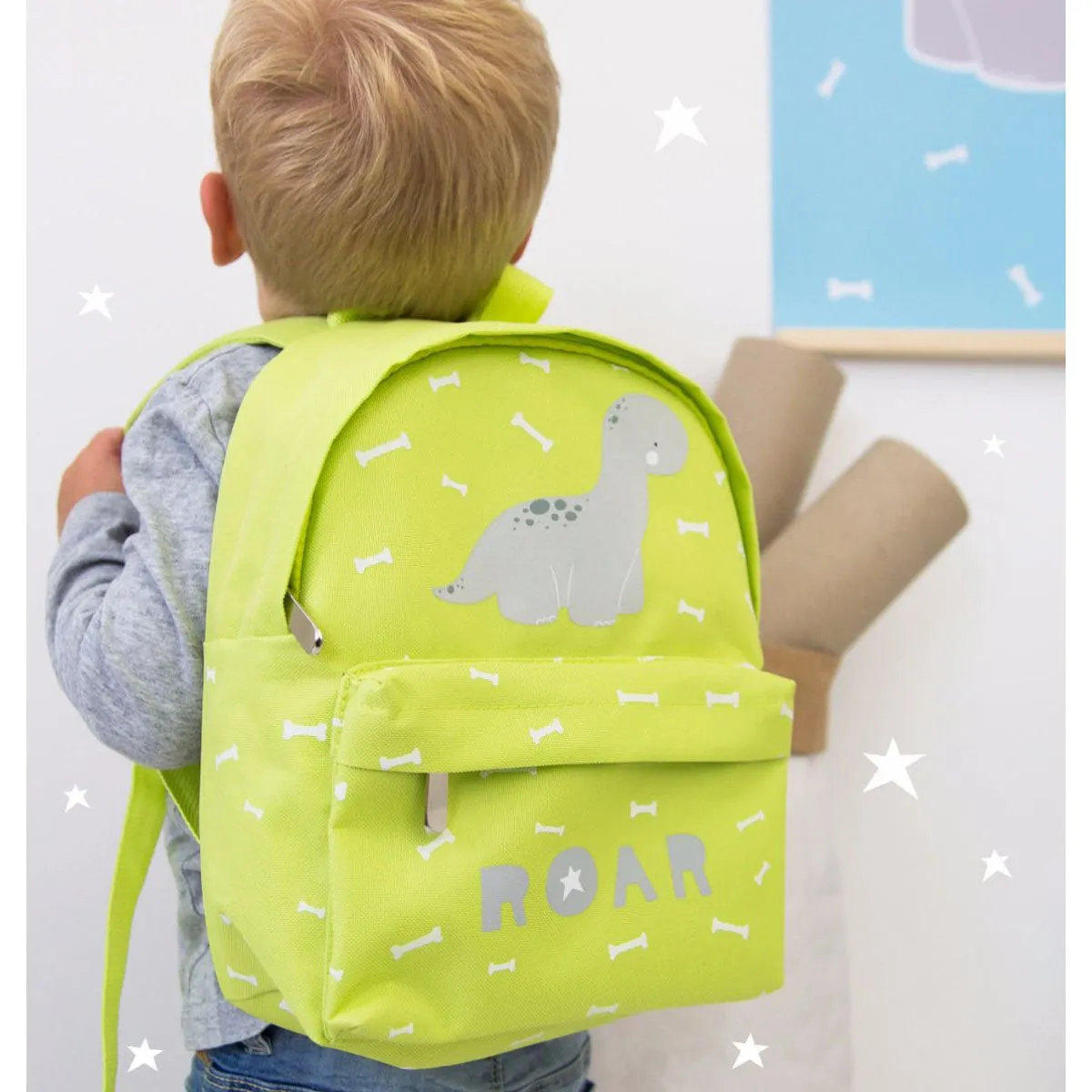 A Little Lovely Company Mini Backpack Brontosaurus