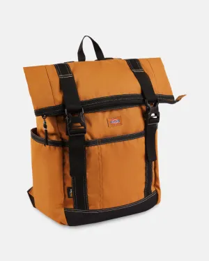 Ashville Roll Top Backpack in Brown Duck