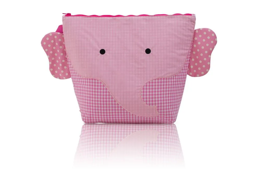 Cotton Wet & Dry Backpack - Ellie the Pink Elephant