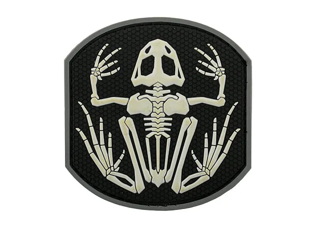 FROG SKELETON PVC PATCH