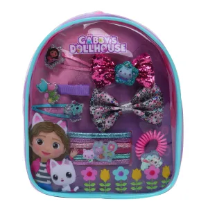 Gabby's Dollhouse Hair Accessories Backpack Set