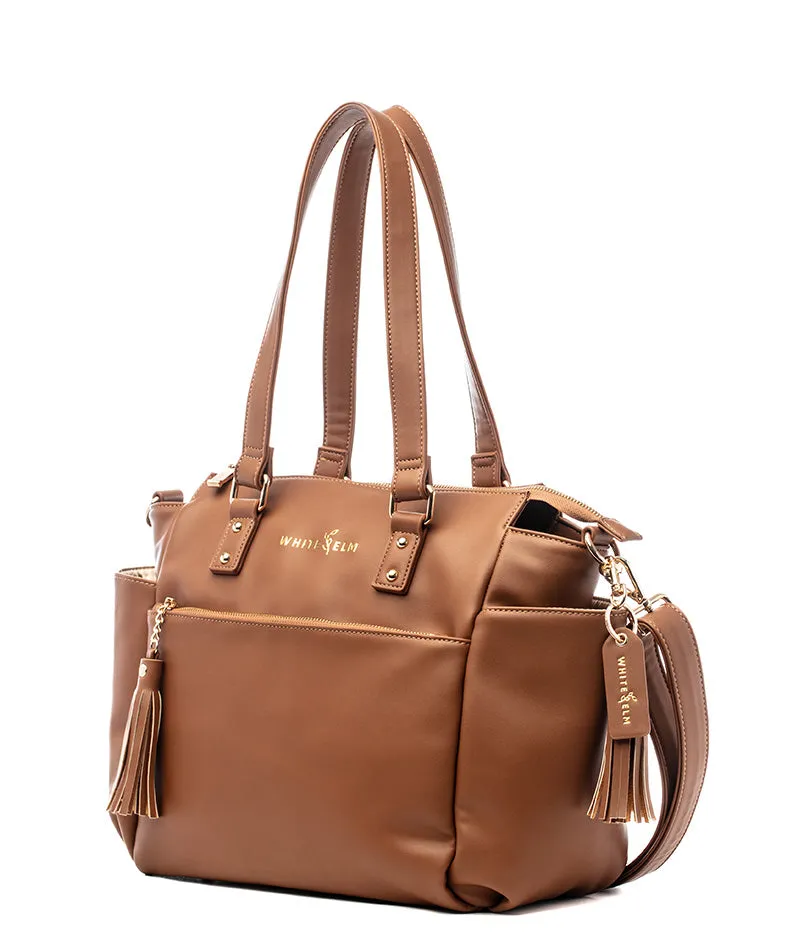 Gemini Mini Convertible Backpack - Caramel