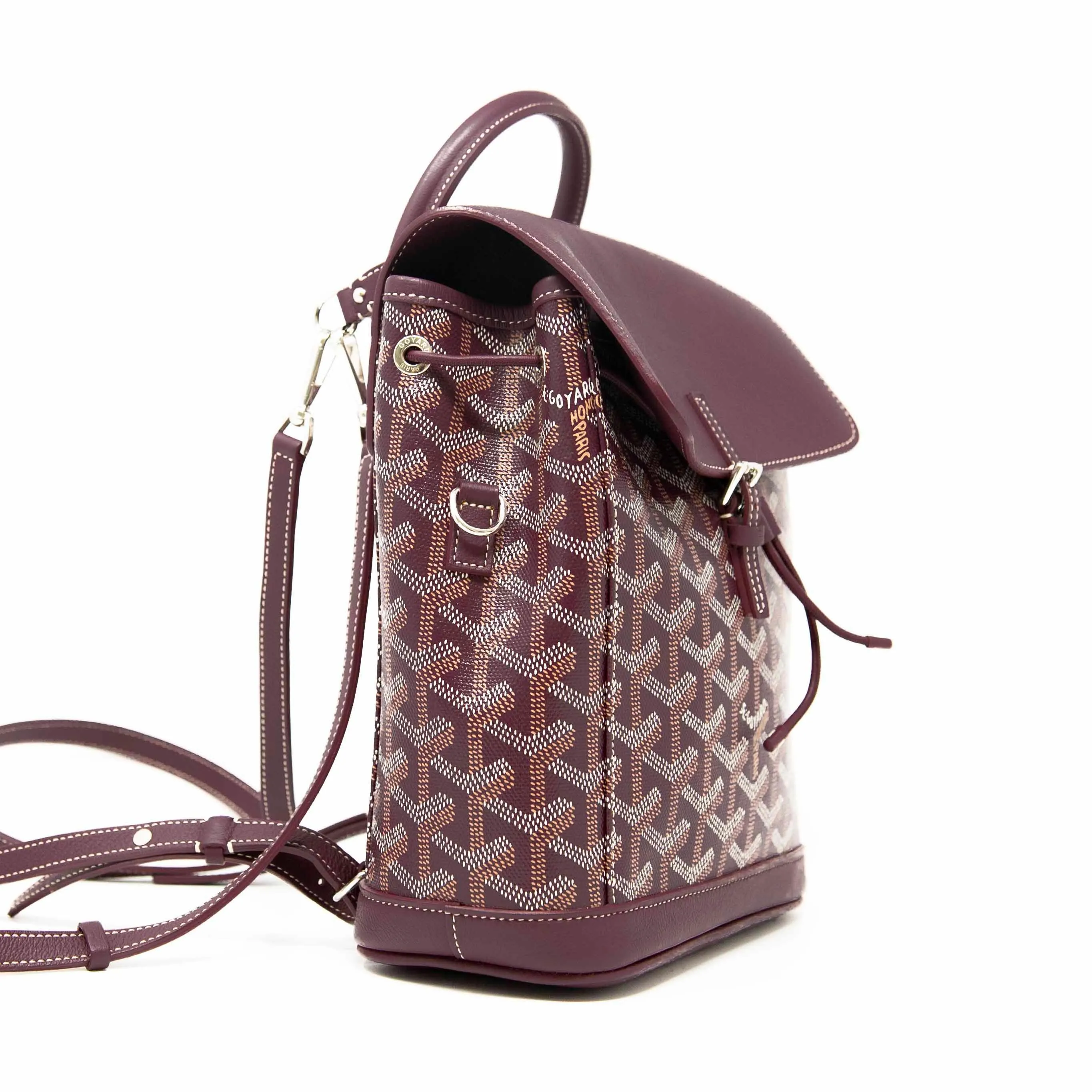 Goyard Burgundy Mini Alpin Backpack