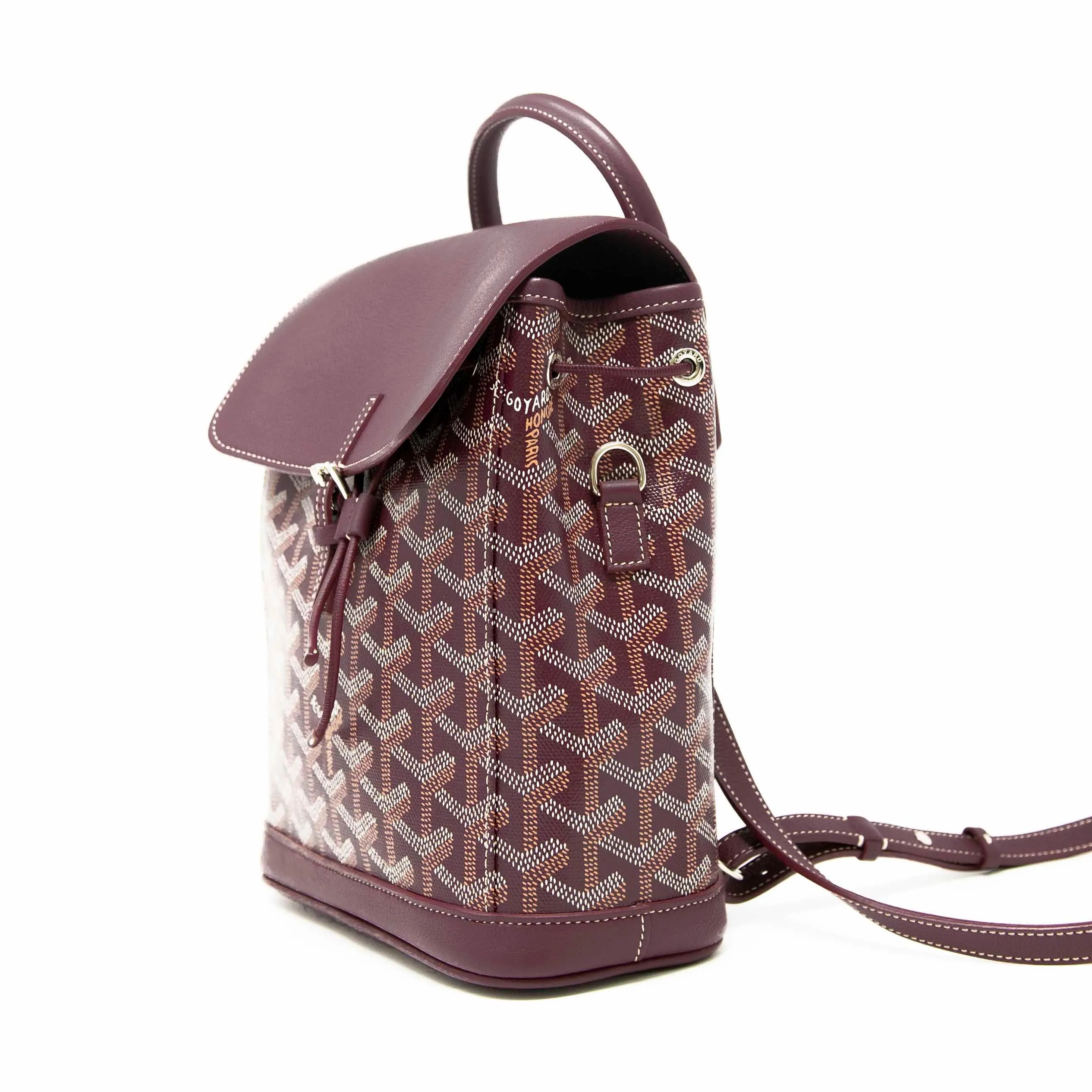 Goyard Burgundy Mini Alpin Backpack