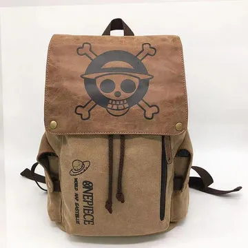 One Piece Canvas Backpack | Otakumise