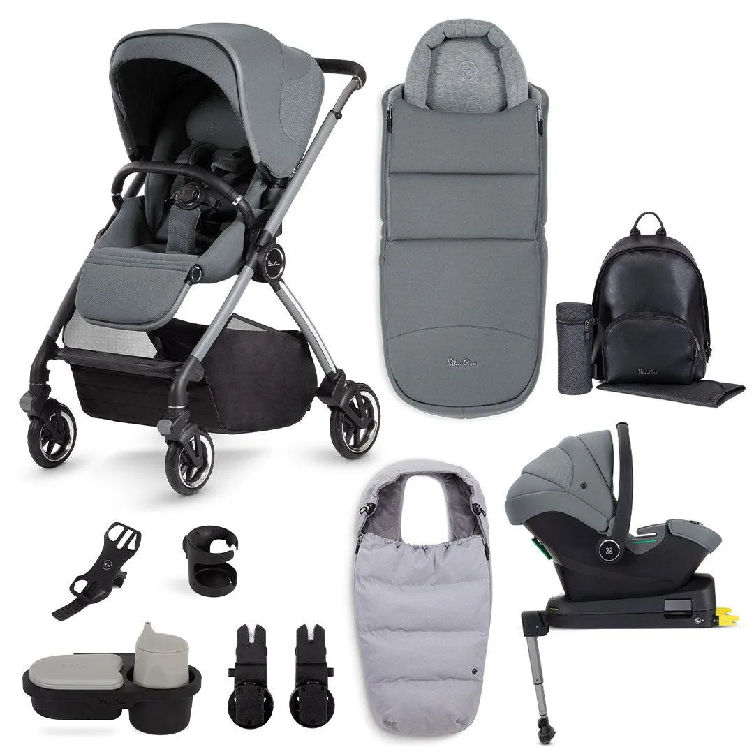 Silver Cross Dune Ultimate Travel System Bundle - Glacier