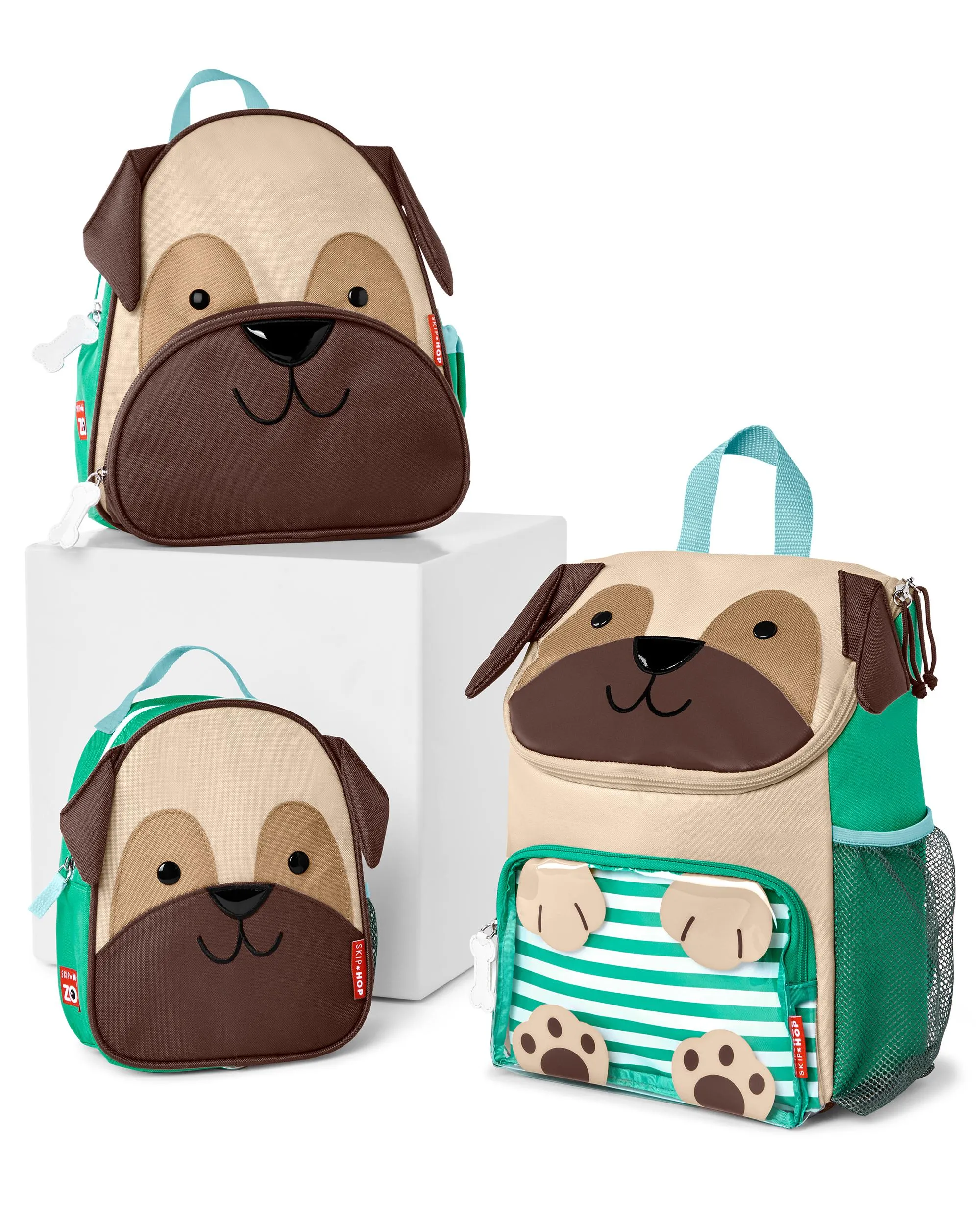 Skip Hop Zoo Little Kid Backpack - Preston Pug